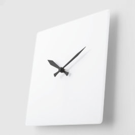 Personalisierter Erfolg zum Schulbeginn Quadratische Wanduhr