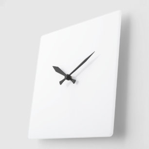 Personalisierter Erfolg zum Schulbeginn Quadratische Wanduhr