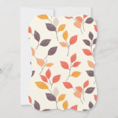 Personalisierter Erntedank Einladung (Rückseite)