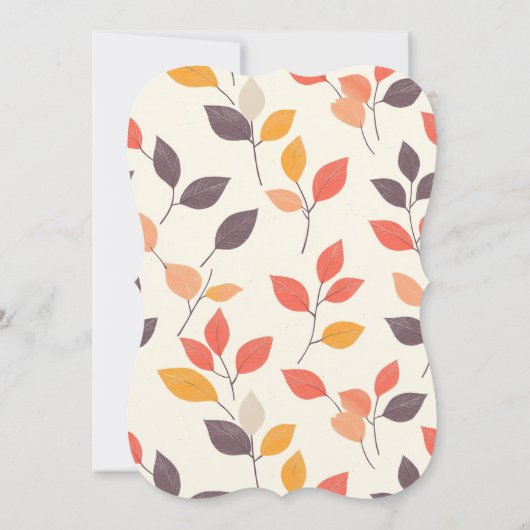 Personalisierter Erntedank Einladung (Rückseite)