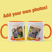 Personalisierter Erntedank Familie Foto Dankbar Tasse