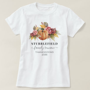 Personalisierter Erntedank Familienzusammenkunft K T-Shirt