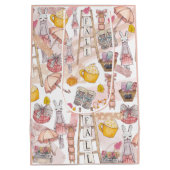 Personalisierter Erntedank für Herbst Mittlere Geschenktüte (Rückseite)