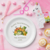 Personalisierter Erntedank Herbst Herbstkürme Pappteller (Party)