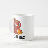 Personalisierter Erntedank Kaffeetassen Witziger N (Vorderseite Links)