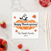 Personalisierter Erntedank Napkins Serviette (Beispiel)