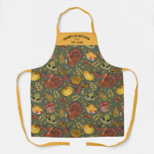 Personalisierter Erntedank, Pumpkin Pie Türkei Schürze (Vorderseite)