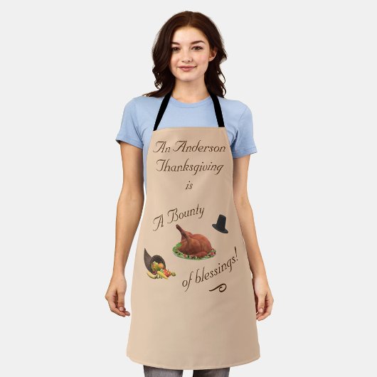 Personalisierter Erntedank Schürze