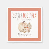 Personalisierter Erntedank Serviette (Vorderseite)