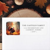 Personalisierter Erntedank Türkei im Wald