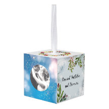 Personalisierter Erste Verheiratete Weihnachtsschm