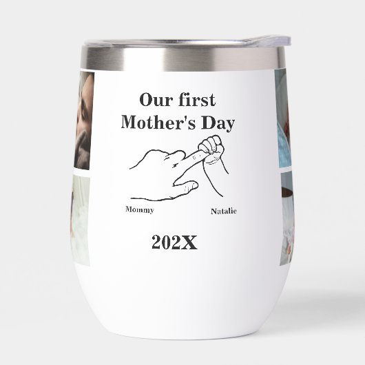 Personalisierter Ersten Muttertag FotoCollage (Links)