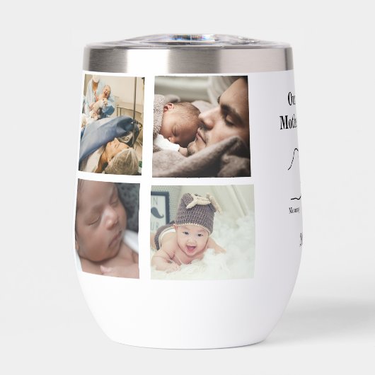 Personalisierter Ersten Muttertag FotoCollage (Vorderseite)