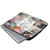 Personalisierter Ersten Muttertag FotoCollage Laptopschutzhülle (Vorne Knopf)