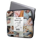 Personalisierter Ersten Muttertag FotoCollage Laptopschutzhülle (Vorderseite Links)