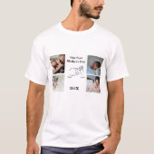Personalisierter Ersten Muttertag FotoCollage T-Shirt (Vorderseite)