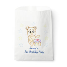 Personalisierter erster Geburtstag Teddy Bear Boy