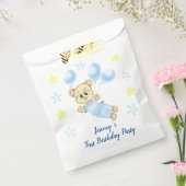 Personalisierter erster Geburtstag Teddy Bear Boy Geschenktütchen (Versiegelt)