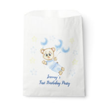 Personalisierter erster Geburtstag Teddy Bear Boy