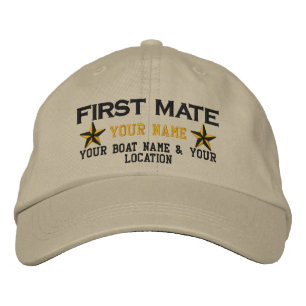 Personalisierter erster Kamerad hat Bestickte Baseballkappe