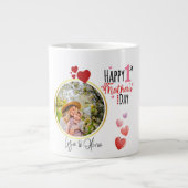 Personalisierter Erster Muttertags-Becher Jumbo-Tasse (Vorderseite)