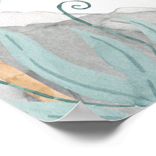 Personalisierter Erster Schultag 2023 Poster (Ecke)