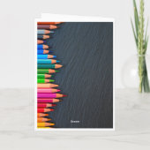 Personalisierter Erster Schultag Gruß Karte (Rückseite)