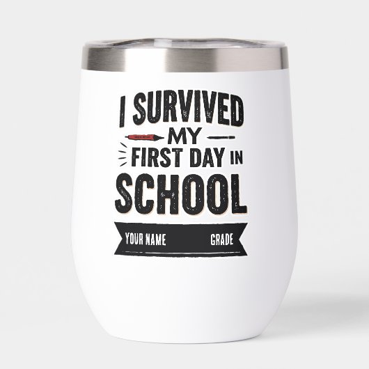 Personalisierter Erster Tag der Schulkunst (Rückseite)