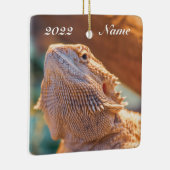 Personalisierter erwachsener Bartdrachenechse Keramikornament (Rechts)