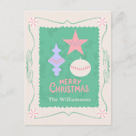 Personalisierter essbarer Weihnachts-Schmuck aus Z Postkarte