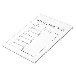 Personalisierter Essensplaner Einkaufsliste Notizb Notizblock