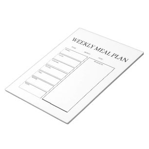 Personalisierter Essensplaner Einkaufsliste Notizb Notizblock