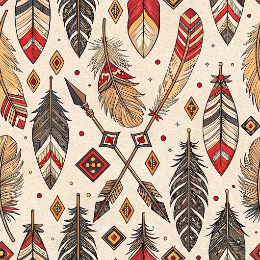 Personalisierter Ethnic Napkins Classic Boho Style Serviette