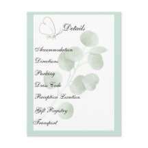 Personalisierter Eukalyptus | Boho-Hochzeitsdetail