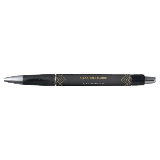 Personalisierter Executive Art Deco Kugelschreiber (Vorderseite)