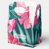 Personalisierter Exotic Summer Floral Geschenkschachtel (Geöffnet)