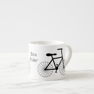 Personalisierter Fahrrad-Entwurf Espressotasse