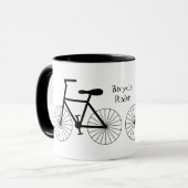 Personalisierter Fahrrad-Entwurf Tasse (Vorderseite Links)