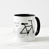 Personalisierter Fahrrad-Entwurf Tasse (VorderseiteRechts)