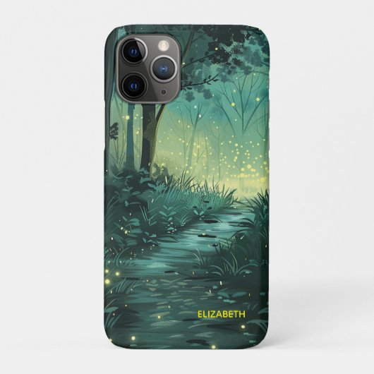 Personalisierter Fairy Light Forest Case-Mate iPhone Hülle (Rückseite)