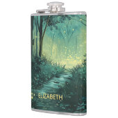 Personalisierter Fairy Light Forest Flachmann (Links)