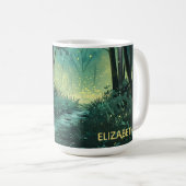 Personalisierter Fairy Light Forest Kaffeetasse (VorderseiteRechts)