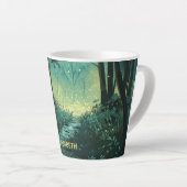 Personalisierter Fairy Light Forest Milchtasse (Rechte Ecke)