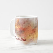 Personalisierter Fall Abstrakte Leaf-Tasse Kaffeetasse (Vorderseite Links)