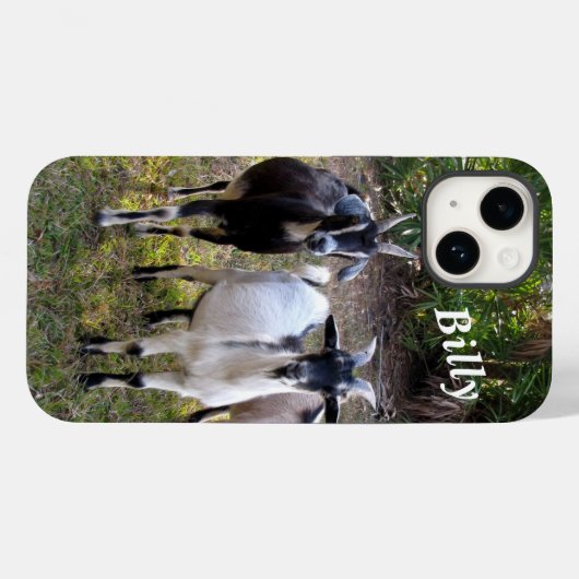 Personalisierter Fall Billy Goat Case-Mate iPhone Hülle (Rückseite (Horizontal))