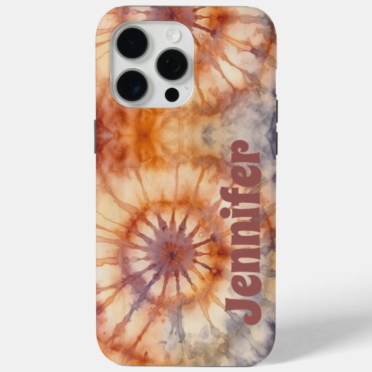 Personalisierter Fall Boho Gefärbte Krawatte iPhon Case-Mate iPhone Hülle (Rückseite)