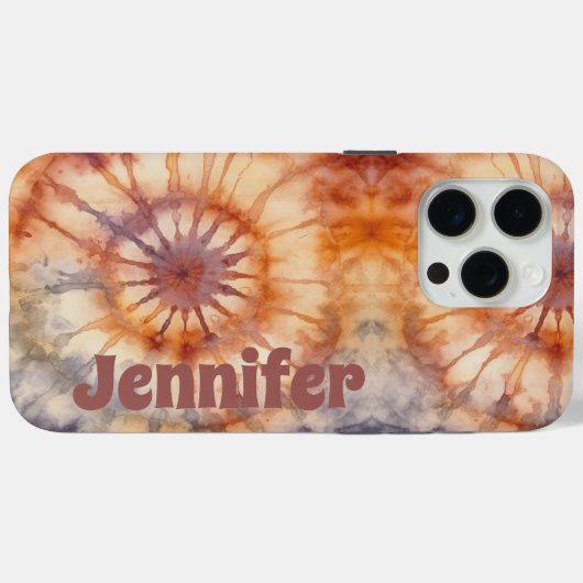 Personalisierter Fall Boho Gefärbte Krawatte iPhon Case-Mate iPhone Hülle (Rückseite (Horizontal))