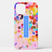Personalisierter Fall Confetti Case-Mate iPhone Hülle (Rückseite)