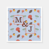 Personalisierter Fall Couple Serviette (Vorderseite)