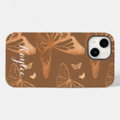 Personalisierter Fall Dainty Butterfly Case-Mate iPhone Hülle (Rückseite (Horizontal))